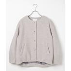 ノーカラーコート コート ウールライクコクーンコート/494079 レディース