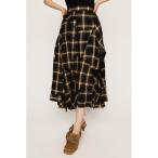 スカート REMAKE LIKE CHECK SK リメイクライク チェック スカート 秋服