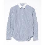 [L'Appartement] полоса рисунок рубашка с длинным рукавом - голубой женский 