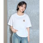 tシャツ 「GOODPRICE」「綿100%」ベアー刺しゅうTシャツ キッズ 子供服 女の子