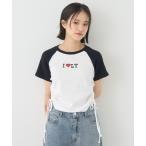 tシャツ 「吸水速乾/さらさら」ILoveドロストT キッズ 子供服 女の子