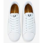 ショッピングフレッドペリー スニーカー B722 Textured Leather / Bold Branding／ブランディングレザースニーカー メンズ