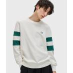 ショッピングフレッドペリー トレーナー スウェット Peached Tipped Sleeve Sweatshirt／ティップラインスリーブスウェットシャツ メンズ レディース