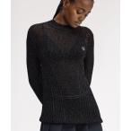 ニット セーター Amy Winehouse Open-Knit Metallic Ribbed Top／エイミー・ワインハウス ラメリブニットトップ