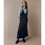 ワンピース ダブルストラップ キャミソール ワンピース「手洗い可」