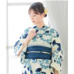 浴衣 浴衣 レディース 女性浴衣 2点セット(綿浴衣+しわ兵児帯) Fサイズ スイートリリー レディース