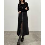 ショッピングジャンパースカート ジャンパースカート 裏起毛フロントファスナージャンパースカート