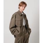 ミリタリージャケット モッズコート 「LOEFF」ウールギャバ フィールド ジャケット UNISEX レディース メンズ