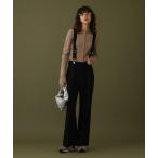 パンツ サスペンダーワイドパンツ レディース
