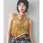 タンクトップ ノースリーブ シアーベロア２ＷＡＹタンク レディース