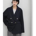 ショッピングTOKYO ジャケット テーラードジャケット 「NOGLE/ノグル」金ボタンダブルジャケット レディース