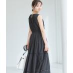 ワンピース シャーリングノースリーブワンピース579692