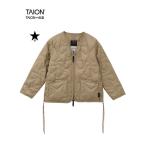 ショッピングKIDS ダウン アウター 「TAION」MILITARY STAR QUILTING JACKET(KIDS) キッズ 子供服 男の子 女の子