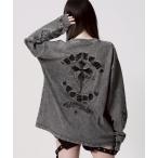 tシャツ 「REFLEM/レフレム」クロス刺繍L/S Tee/ロングスリーブカットソー レディース メンズ
