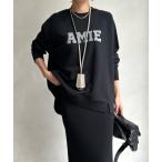 「DouDou」 「siro」スウェットカットソー FREE ブラック レディース