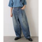 ジーンズ デニム デニムパンツ 13OZデニム タックラウンドパンツ レディース
