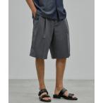 スラックス SUMMER WOOL 2タックイージーショーツ メンズ