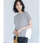 tシャツ プリントドルマンプルオーバー「接触冷感・UVカット」 レディース