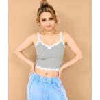 キャミソール レースドッキング カ