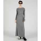 ショッピングオフショルダー ワンピース オフショルダーロングドレス / Off-the-shoulder Long Dress