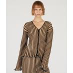 ショッピングビーズ ビーズヘムニットトップ / Beaded Hem Top レディース