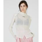 「2025Autumn Pre-Order」ベロアタートルトップ / Velour Turtleneck Top レディース