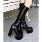 ブーツ 美脚ミドルブーツ レディース