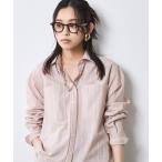 ショッピング綿100 ブラウス シャツ 綿100％ストライプシャツ「大きいサイズ有」シックスタイル レディース