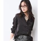 ブラウス シャツ サテンソフトシャツ「大きいサイズ有」シックスタイル レディース