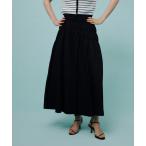 スカート ナイロンタフタシャーリングスカート