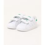スニーカー ADIDAS アディダス 12-16 STAN SMITH CF I スタンスミス CF JP9721 FTWR/FTWR/GREE キッ