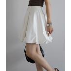 スカート 「動画あり」balloon mini skirt with petticoat / ペチコート付きバルーンミニスカート
