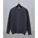 セーター ニット 「ジオメトリック柄 / 軽量 / キックバック」プルオーバーニット メンズ レディース