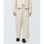 「無印良品」 チノパンツ L キナリ レディース