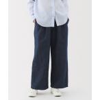 「無印良品」 デニムパンツ X-LARGE ダークネイビー レディース