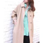 [fredy emue] пальто с отложным воротником 38 бежевый женский 