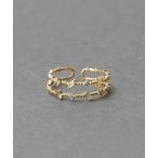 ショッピング花火 指輪 リング ハーモニーカラーダブルラインリング/ベースサイズ11号 レディース