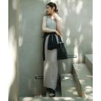 ワンピース 「NOBLE×L'AUBE BLANC」ミラノリブジャージワンピース