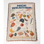 ブランケット 「NICE WEATHER」スローケット