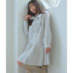 ショッピングシャツワンピース ワンピース 「2WAY」リボンタイシャツ ワンピース