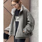 「FRAMeWORK」 ジップアップブルゾン 36 グレー レディース