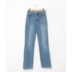 [by muni:r] обработка Denim брюки SMALL голубой женский 