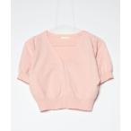 [apres jour] короткий рукав вязаный FREE Pink Lady -s
