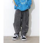 パンツ デニムテーパードタックパンツ キッズ 子供服 男の子 女の子