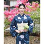 浴衣 ゆとりサイズ 変わり織り浴衣3点セット レディース