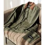 [Barbour] пальто с отложным воротником 38 оливковый мужской 