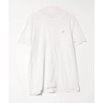 「American Eagle」 ワンポイント半袖Tシャツ L ホワイト メンズ