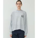 ショッピングジョンブル トレーナー スウェット ミニガーゼ裏毛モックネックプルオーバー レディース