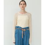 ショッピングジョンブル tシャツ ストレッチレースロングスリーブTシャツ レディース