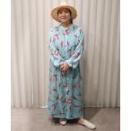 シャツワンピース 152720:仲宗根泉(HY)コラボ 島とうがらし柄ワンピース